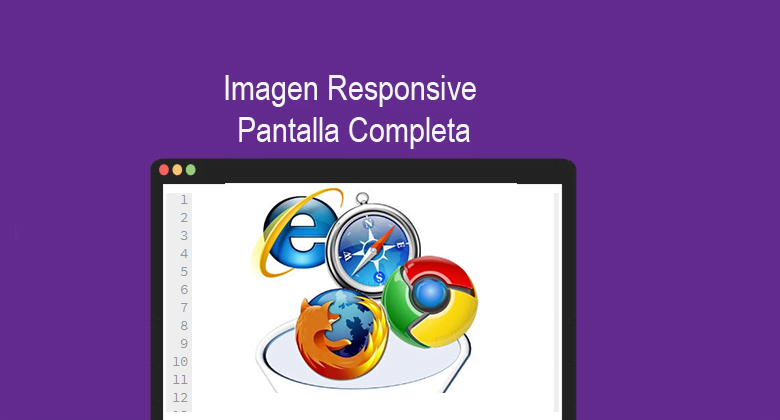 Imagen Responsive Pantalla Completa con CSS Ejemplos