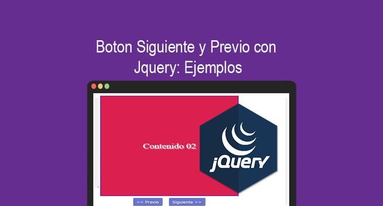 Boton Siguiente y Previo con Jquery Ejemplos