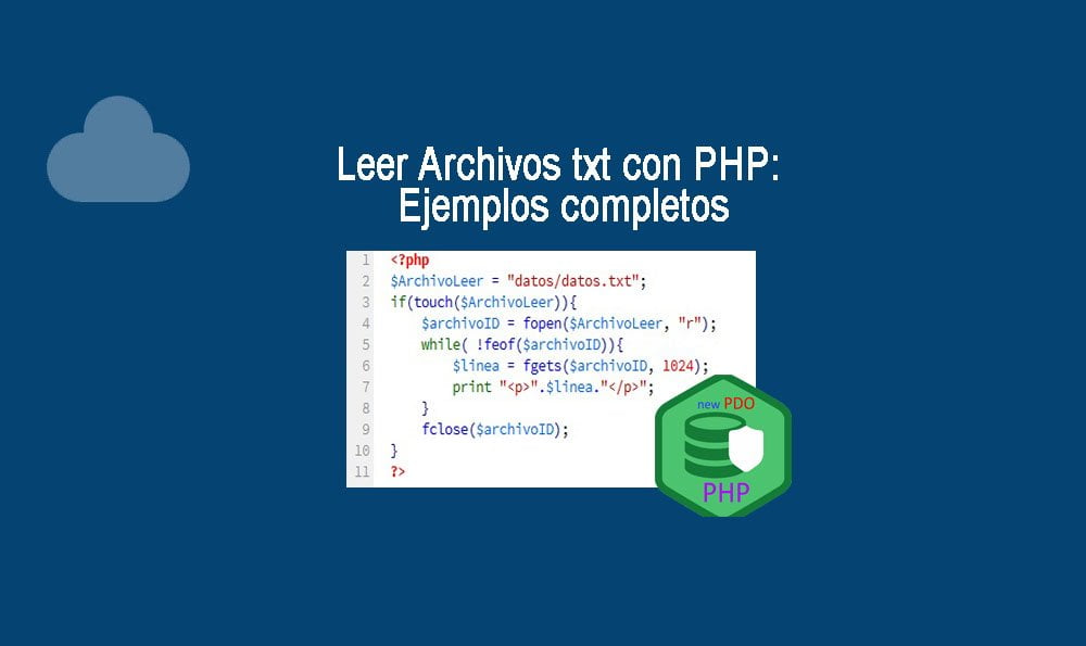 Leer Archivos txt con PHP Ejemplos completos