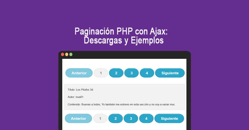 Paginación PHP con Ajax
