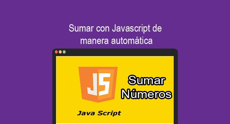 Sumar con Javascript de manera automática