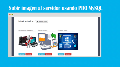 Subir imagen al servidor usando PDO MySQL