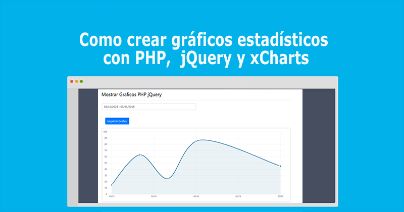 Como crear gráficos estadísticos con PHP, jQuery y xCharts