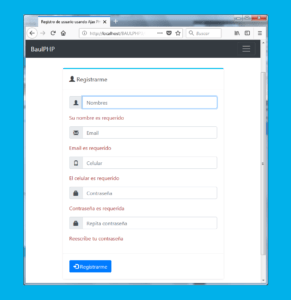 Registro y validación de usuarios con Ajax PHP y MySQL » BaulPHP