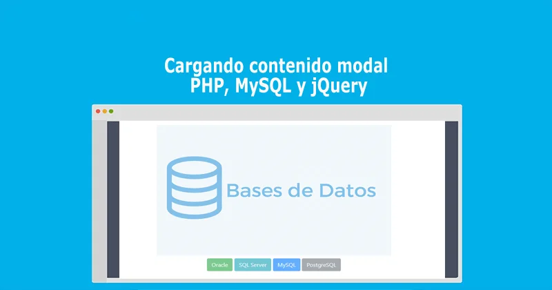 Cargando contenido modal PHP, MySQL y jQuery