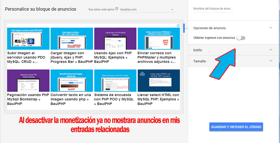 Cómo mostrar el baner sin anuncios de Google