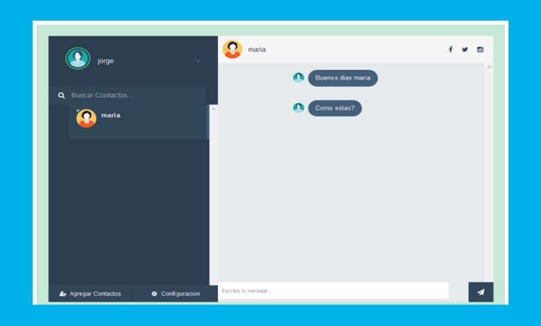 Descargar sistema de Chat con PHP y MySQL