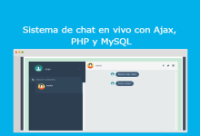 Sistema de chat en vivo con Ajax, PHP y MySQL