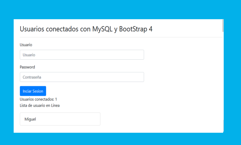 Descargar usuarios conectados con PHP y MySQL