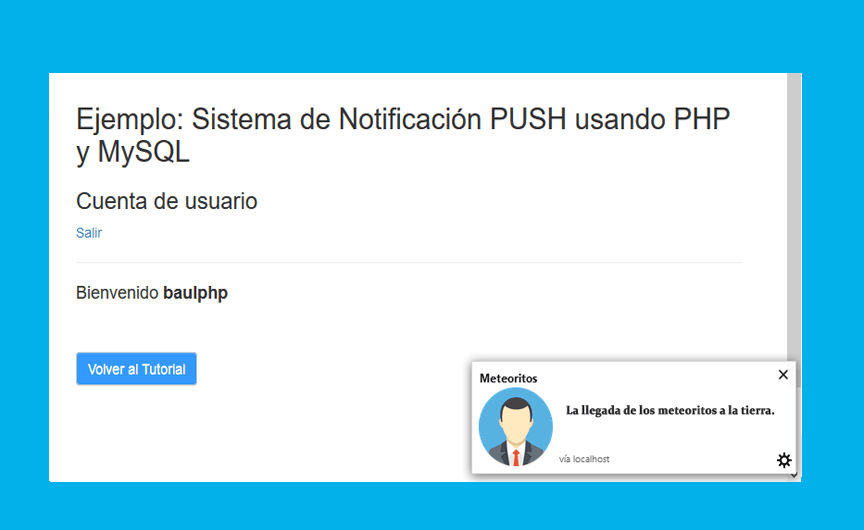 Notificaciones PUSH con MySQL y PHP
