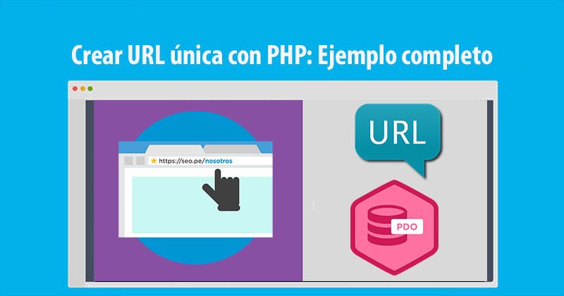 Crear URL única con PHP