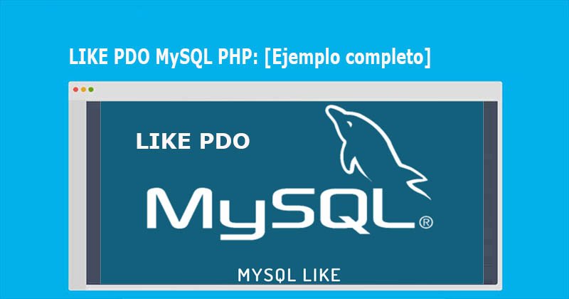 busqueda mysql usando PDO
