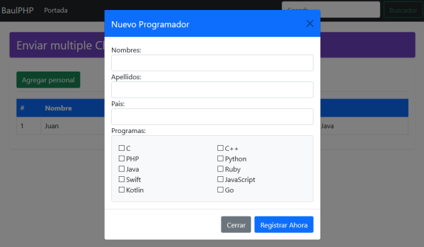 Enviar múltiple Checkbox MySQL con PHP [Ejemplo completo] » BaulPHP