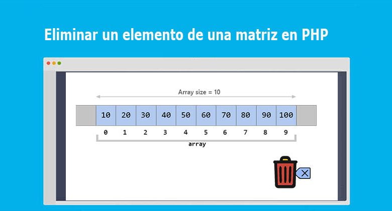 Eliminar un elemento de una matriz en PHP