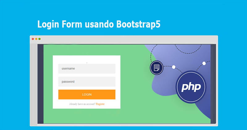 Login Form usando Bootstrap5