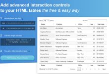 Cómo usar DataTables jQuery plugin