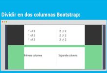 Dividir en dos columnas Bootstrap: Solución