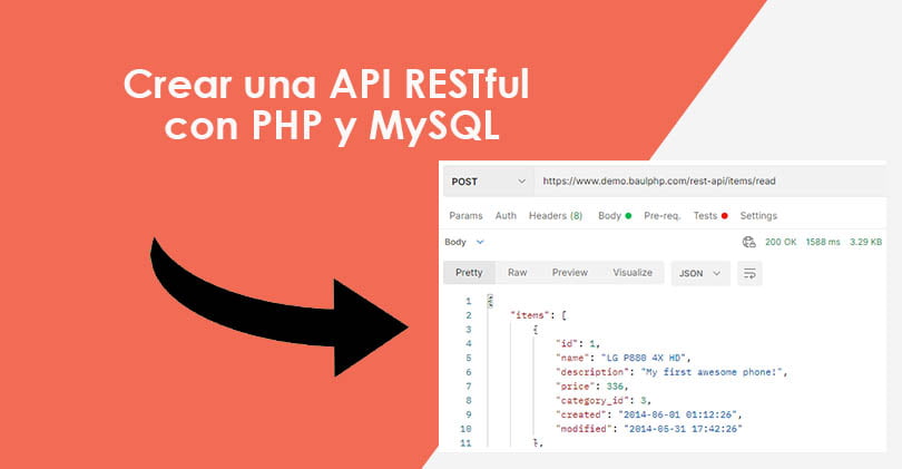 Crear una API RESTful con PHP y MySQL