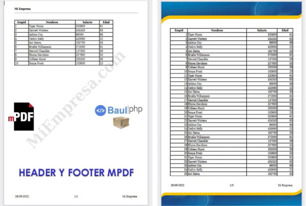 Cómo crear un archivo PDF usando mPDF y PHP » BaulPHP
