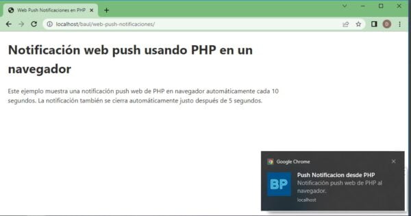 Notificaciones Web Push en PHP » BaulPHP