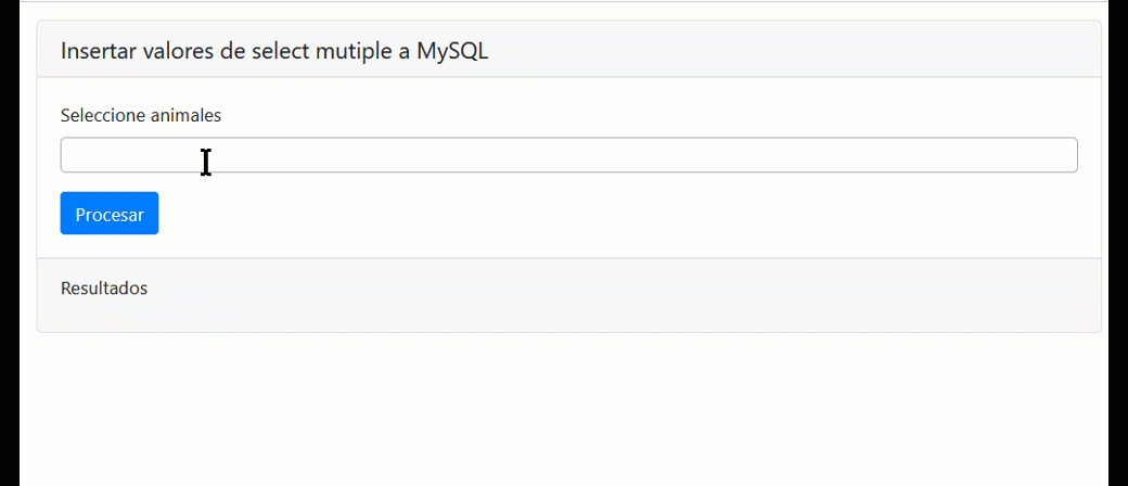 guardar select multiple en varios registroos