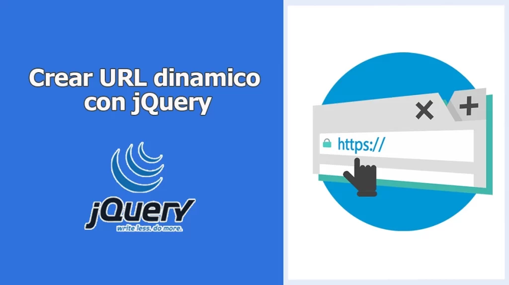 Crear URL dinámico con jQuery
