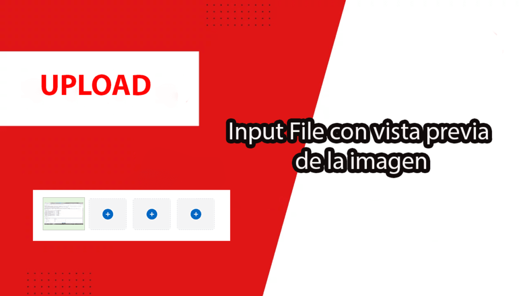 Input File con vista previa de la imagen
