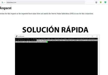 Cómo solucionar el error "Misdirected Request" en HestiaCP (VPS)