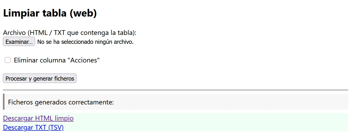 Cómo limpiar tablas HTML con PHP (guía paso a paso)