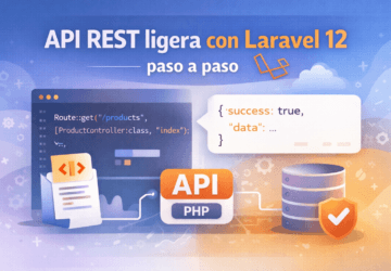 API REST ligera con Laravel 12 paso a paso