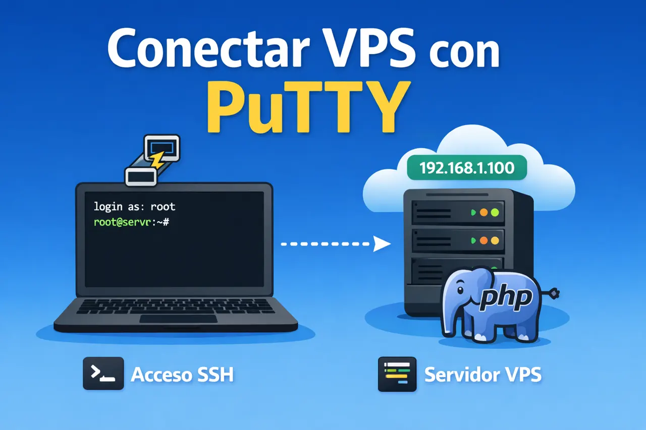 Cómo conectar un VPS con PuTTY paso a paso