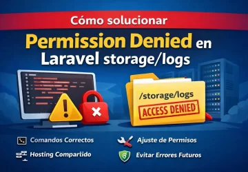 Cómo solucionar Permission Denied en Laravel storagelogs