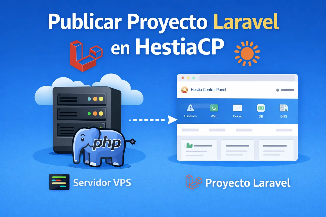 Cómo subir Laravel a HestiaCP correctamente