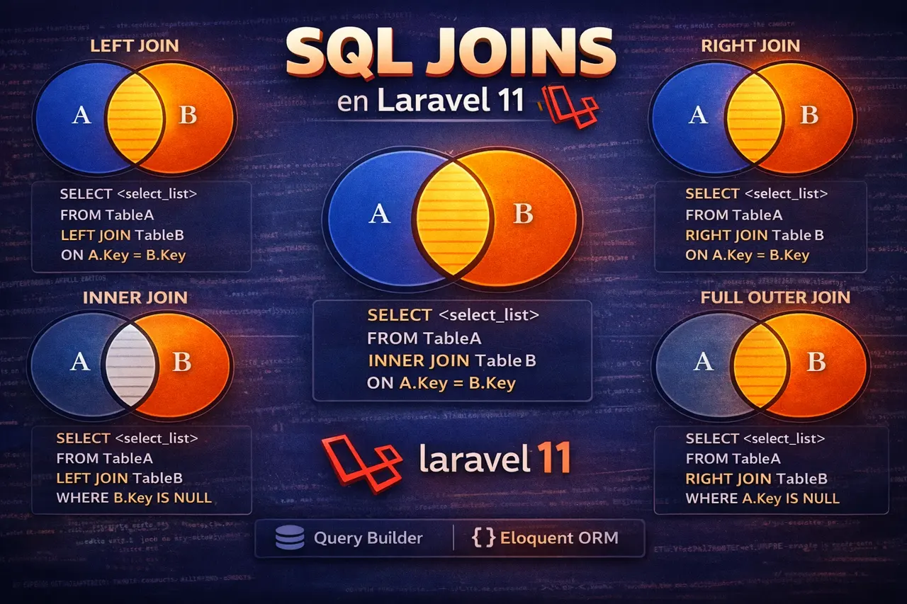 INNER JOIN LARAVEL 11