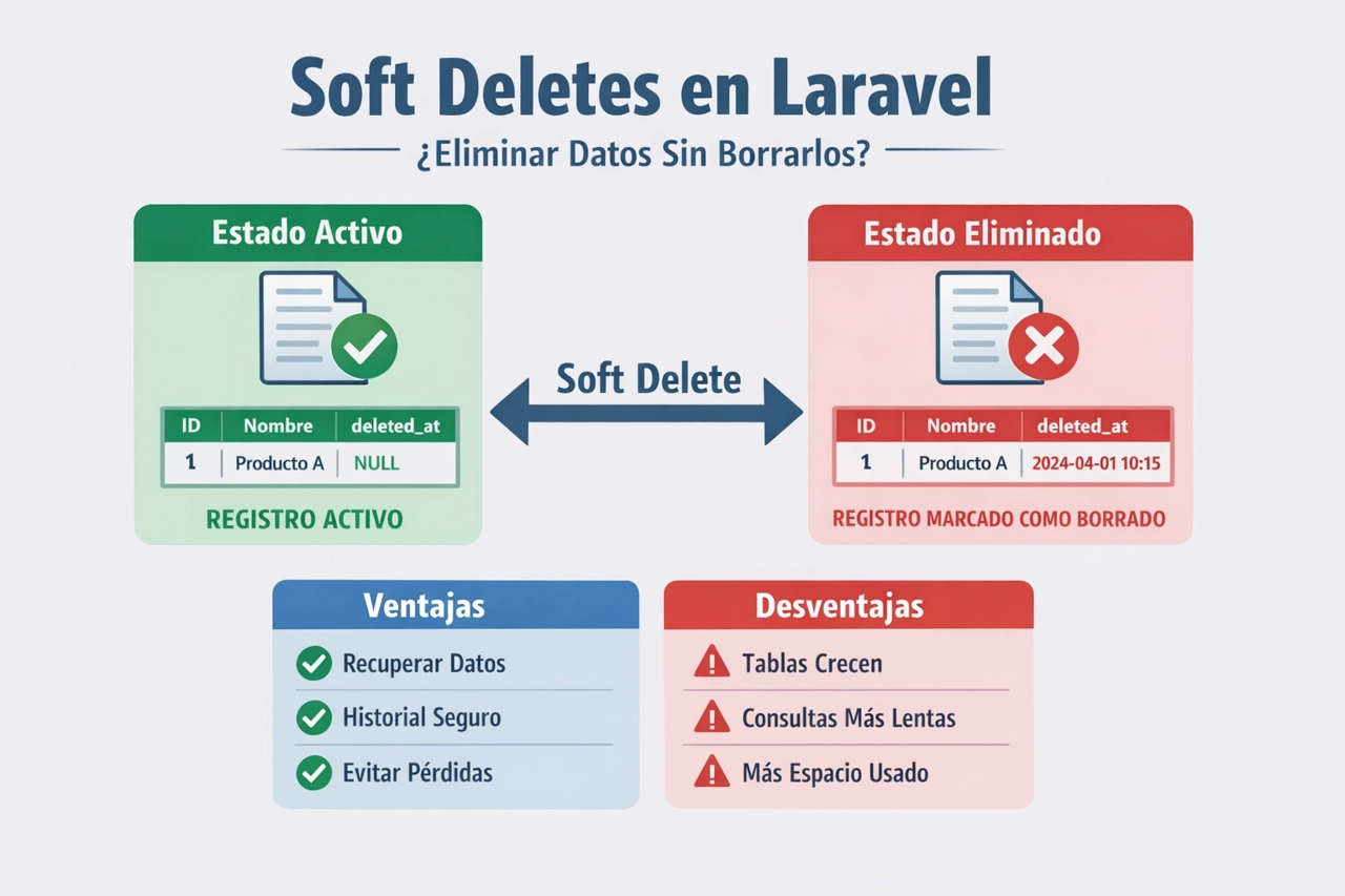 Soft Deletes en Laravel