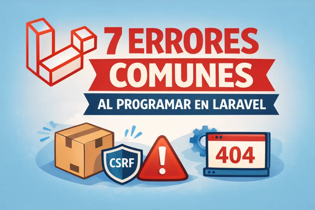 7 errores comunes al programar en Laravel (y cómo evitarlos)