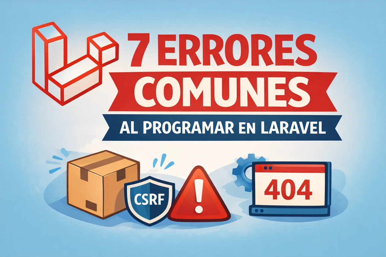 7 errores comunes al programar en Laravel