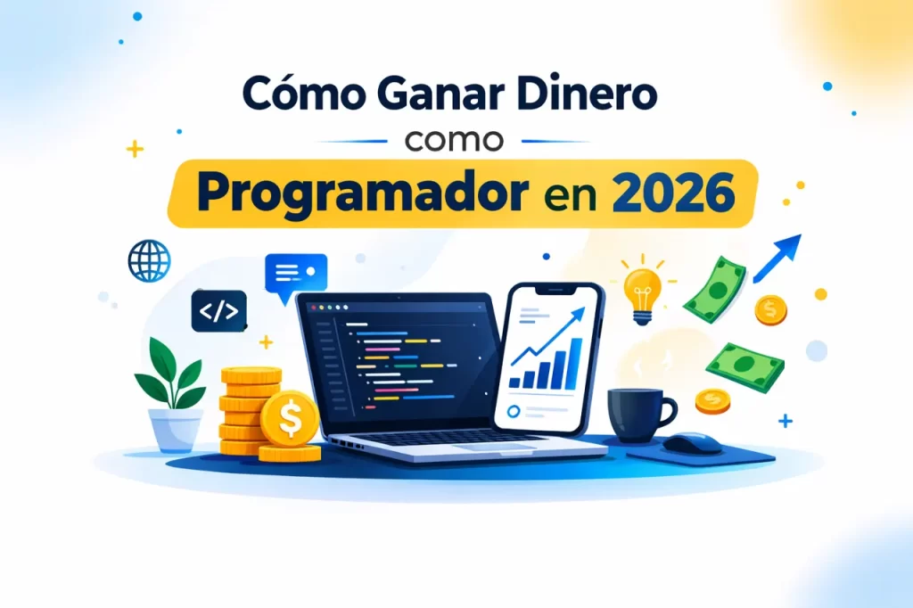 Cómo ganar dinero como programador en 2026 (Guía completa)