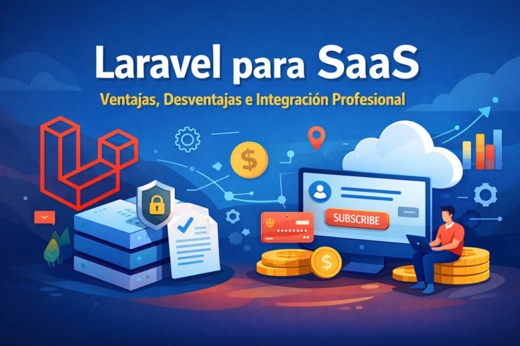 Laravel para SaaS: Ventajas, Desventajas y Ejemplo de Integración Profesional