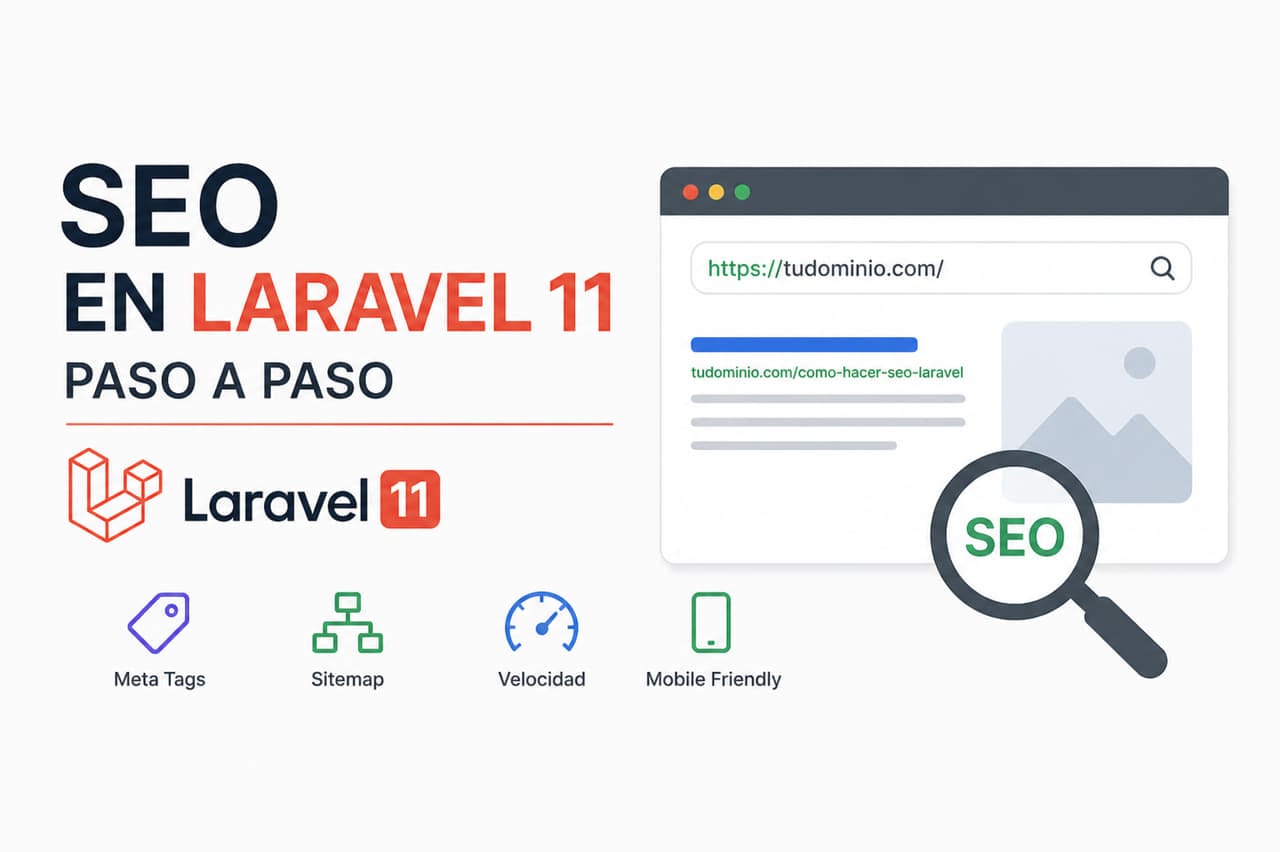 Cómo hacer SEO en Laravel 11 paso a paso
