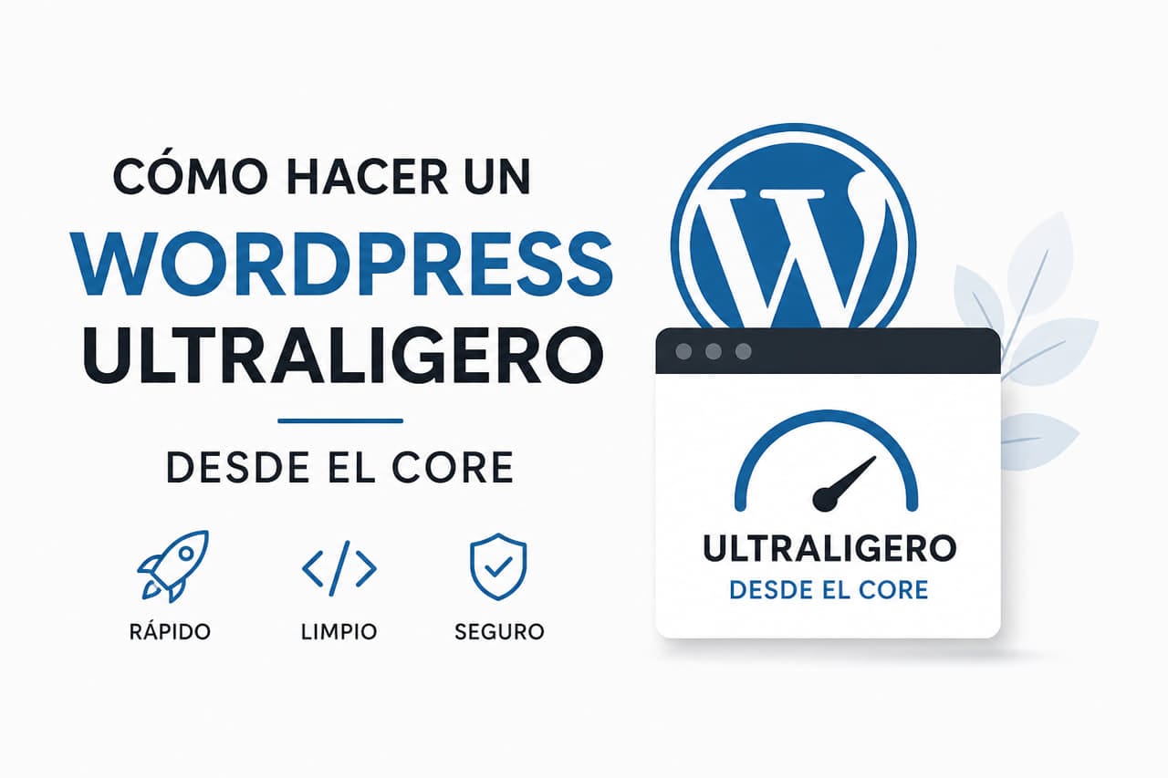 Cómo hacer un WordPress ultraligero desde el core