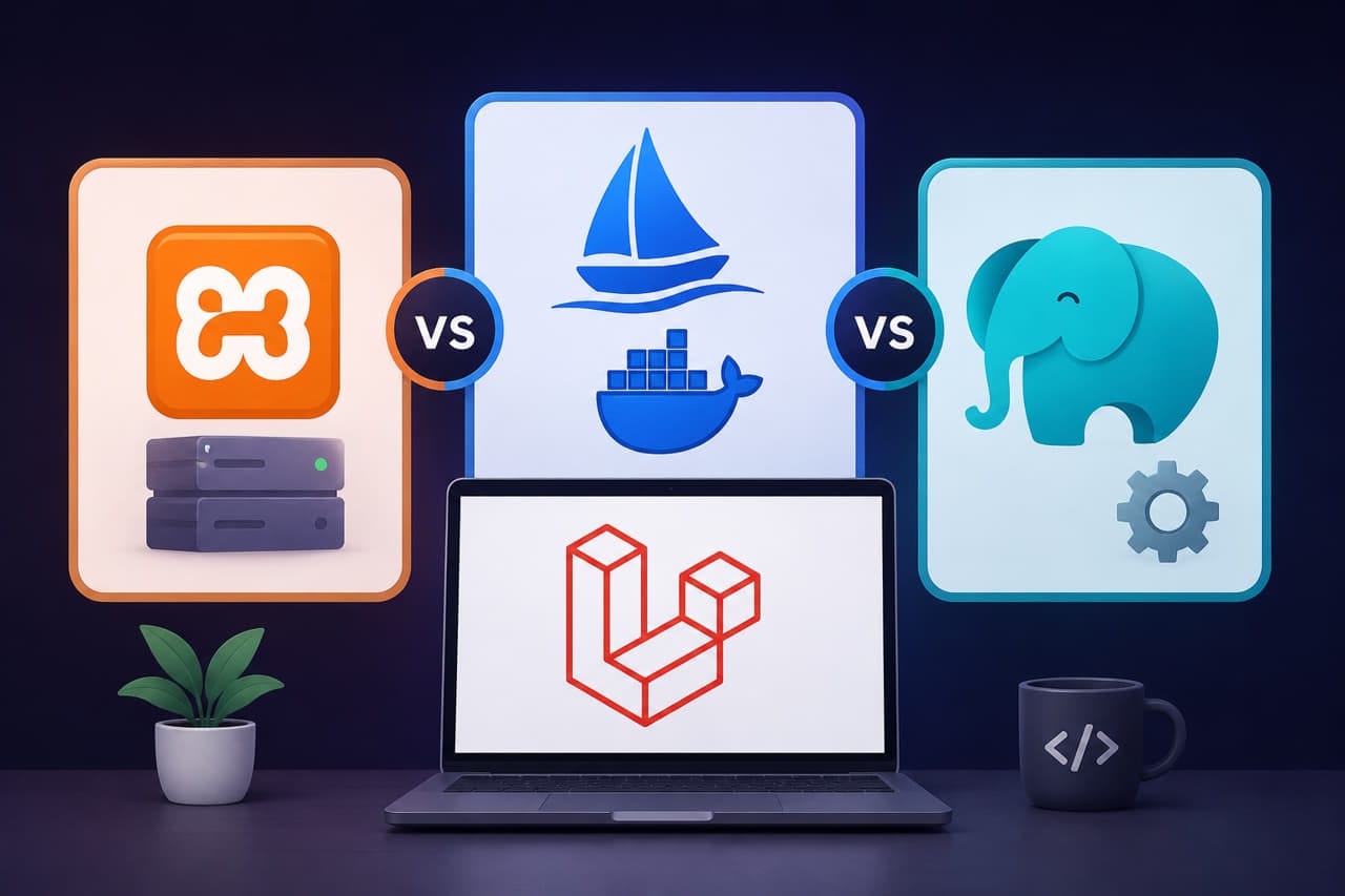 Laravel Sail vs XAMPP vs Laragon: ¿Cuál es la mejor opción para desarrollar en Laravel en 2026?