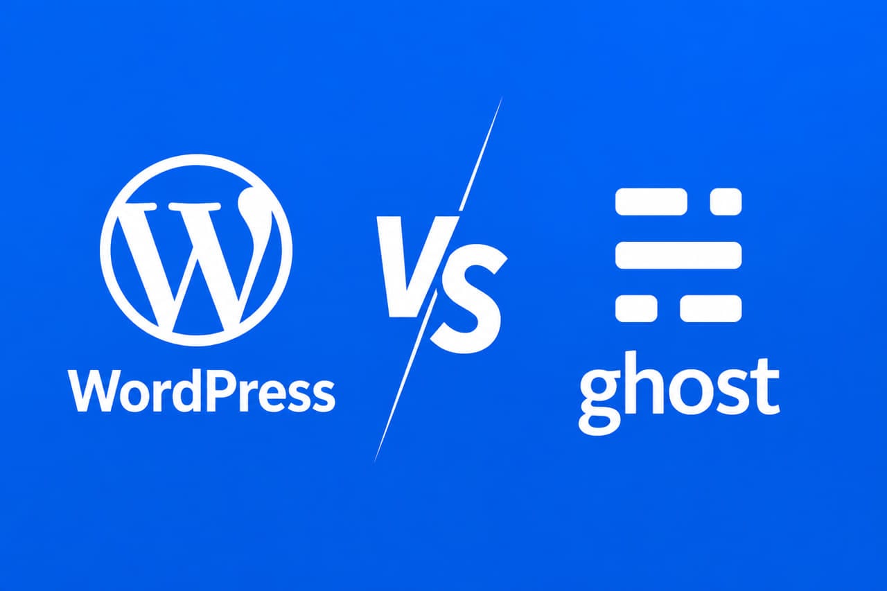 WordPress vs Ghost: Comparativa completa de rendimiento, SEO, seguridad y facilidad de uso en 2026