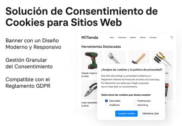 Banner de Cookies GDPR Profesional – Gana Confianza en Tu Sitio Web