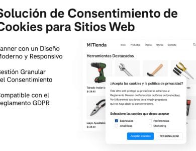 Banner de Cookies GDPR Profesional – Gana Confianza en Tu Sitio Web