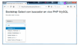 Descargar buscador select BootStrap con PHP y MySQL