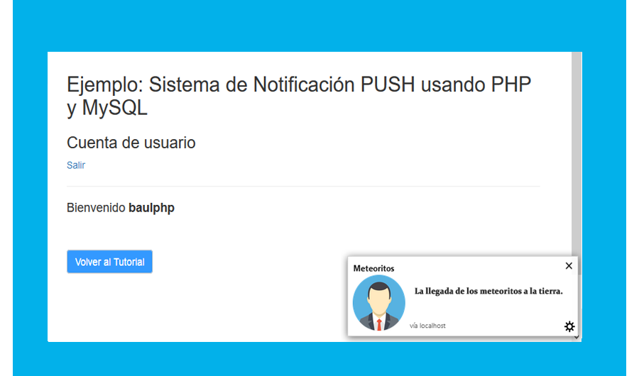 Notificaciones PUSH con MySQL y PHP: Descargar