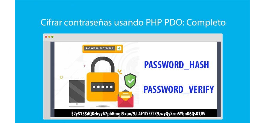 Descargar sistema cifrar contraseñas PHP PDO