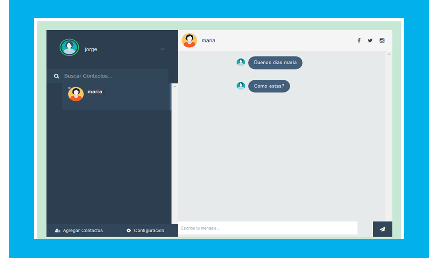Descargar sistema de Chat con PHP y MySQL