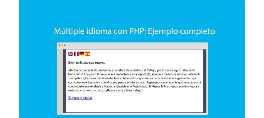 Sistema multi-idioma con PHP y Sessiones